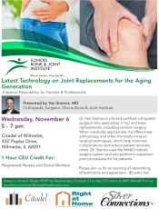 Latest Technology on Joint Replacements for the Aging Generation Presentation