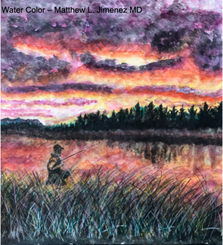 Water color by Dr. Matthew Jimenez