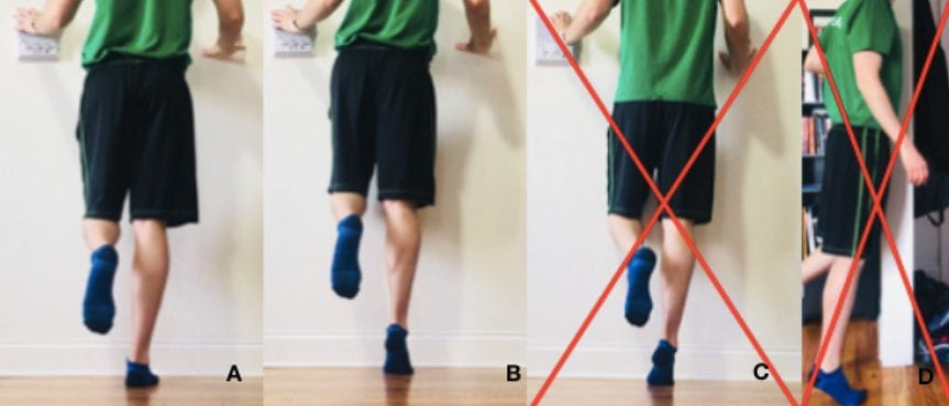 Calf strengthening outlet