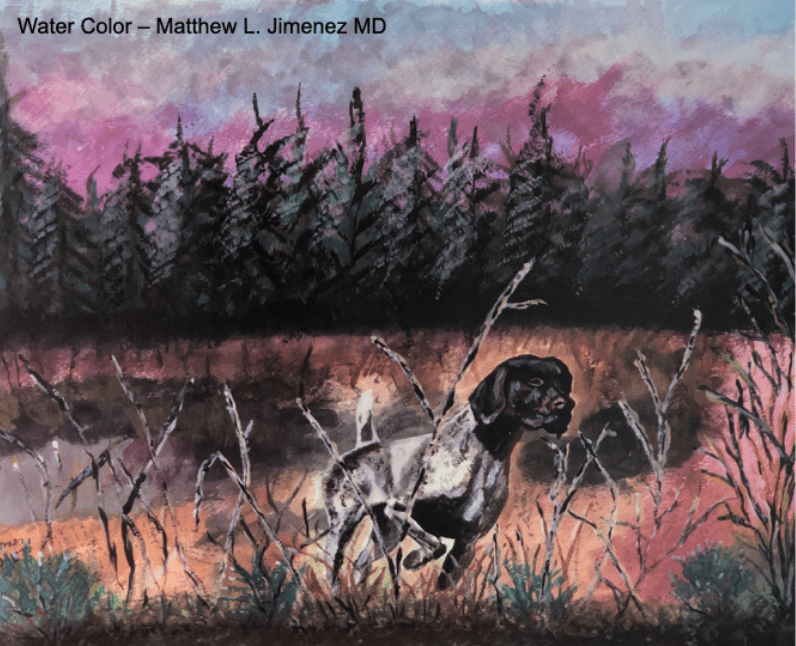 Water color by Dr. Matthew Jimenez
