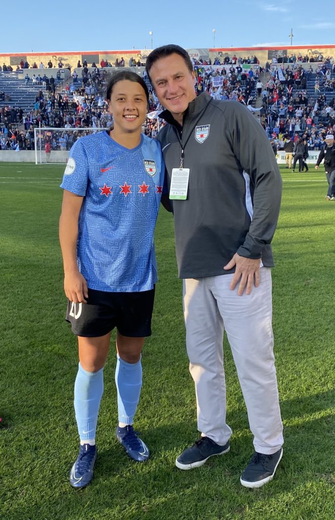 CRS Medical Director Dr. Roger Chams and all of IBJI wish Sam Kerr the best of luck in her next journey