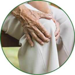 Woman experiencing hand pain