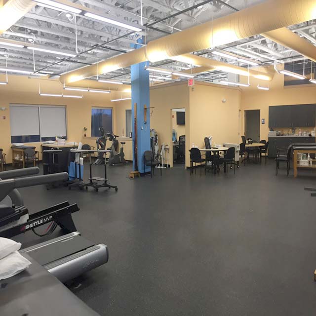 Interior of Lake Barrington physical therapy clinic